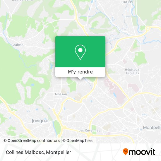 Collines Malbosc plan