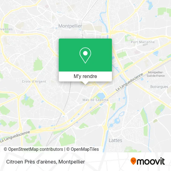 Citroen Près d'arènes plan