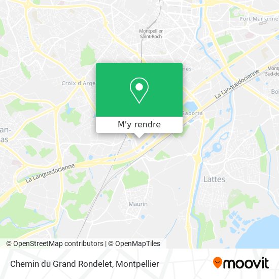 Chemin du Grand Rondelet plan