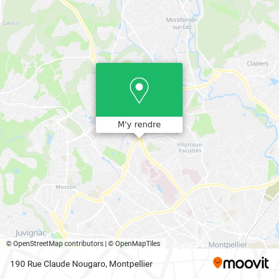 190 Rue Claude Nougaro plan