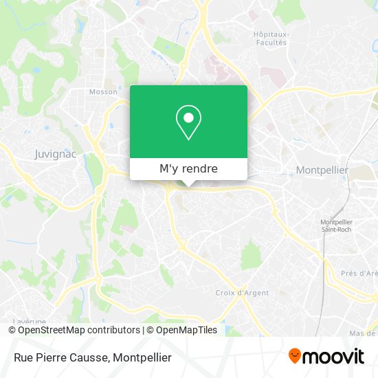 Rue Pierre Causse plan