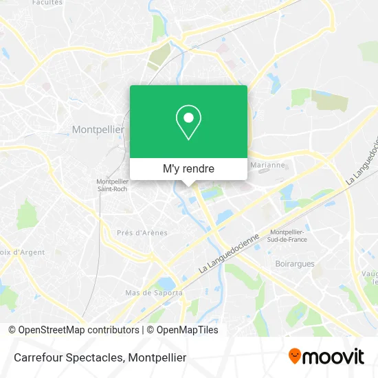 Carrefour Spectacles plan