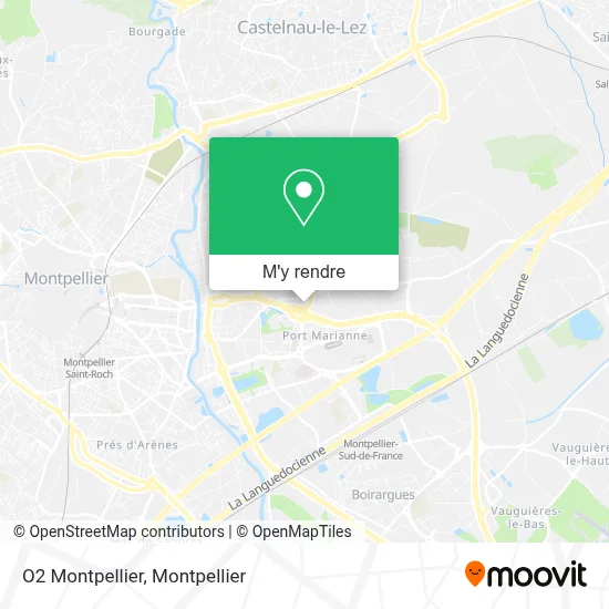 O2 Montpellier plan