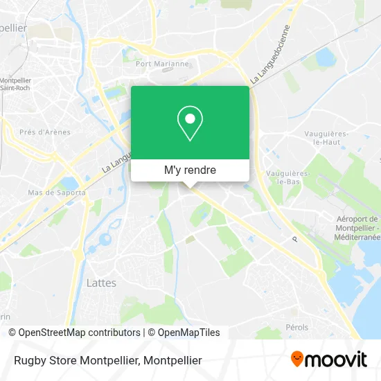 Rugby Store Montpellier plan