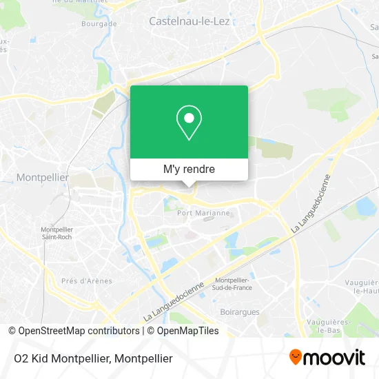 O2 Kid Montpellier plan