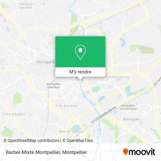 Barber-Mixte Montpellier plan