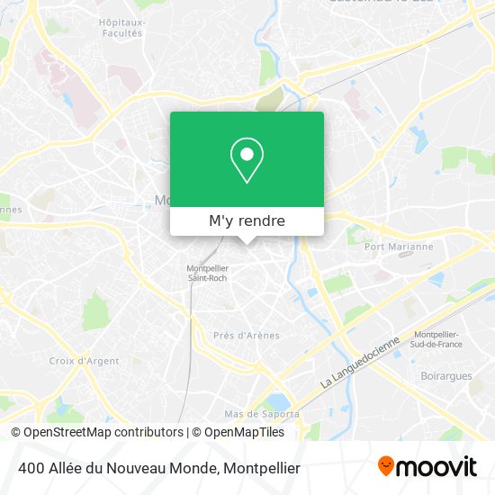 400 Allée du Nouveau Monde plan