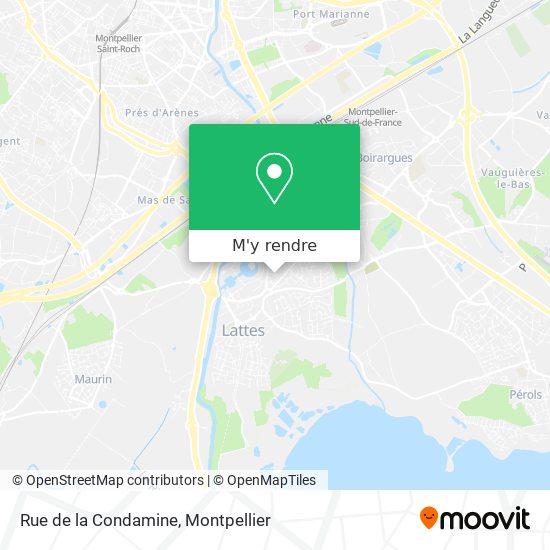 Rue de la Condamine plan