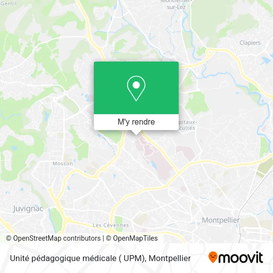 Unité pédagogique médicale ( UPM) plan
