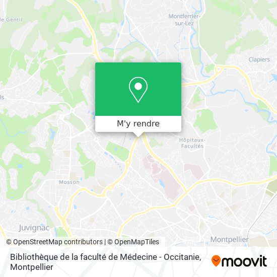 Bibliothèque de la faculté de Médecine - Occitanie plan
