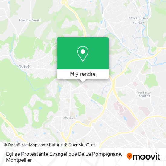 Eglise Protestante Evangélique De La Pompignane plan