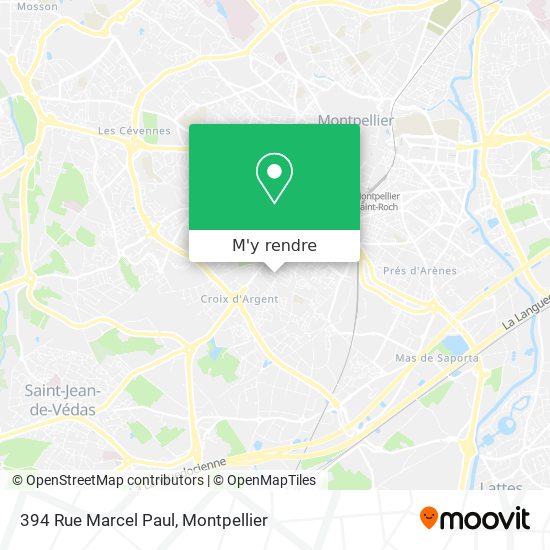 394 Rue Marcel Paul plan