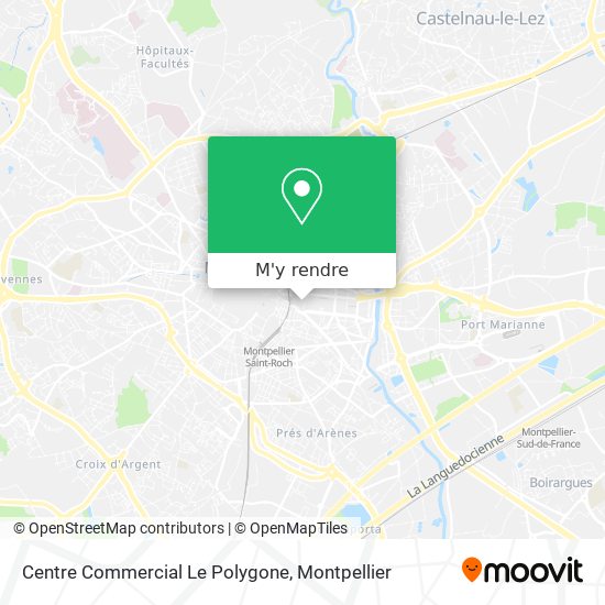 Centre Commercial Le Polygone plan