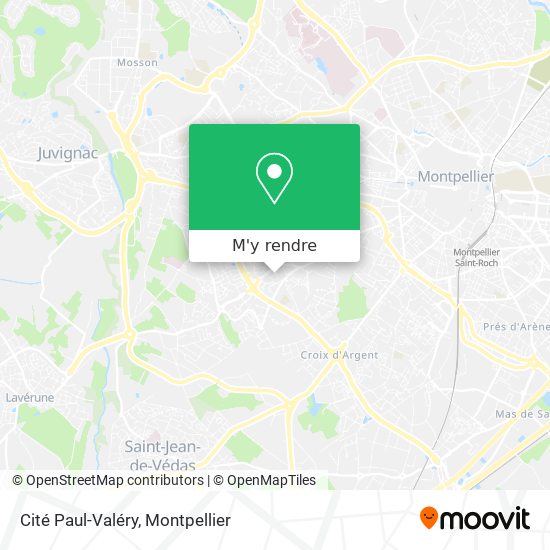 Cité Paul-Valéry plan