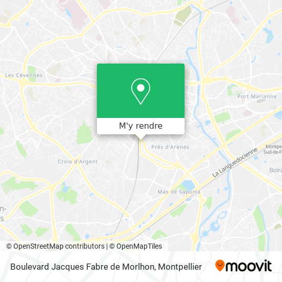 Boulevard Jacques Fabre de Morlhon plan