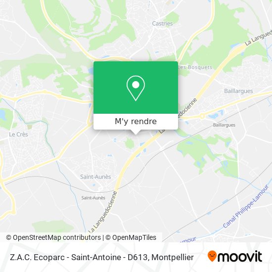 Z.A.C. Ecoparc - Saint-Antoine - D613 plan