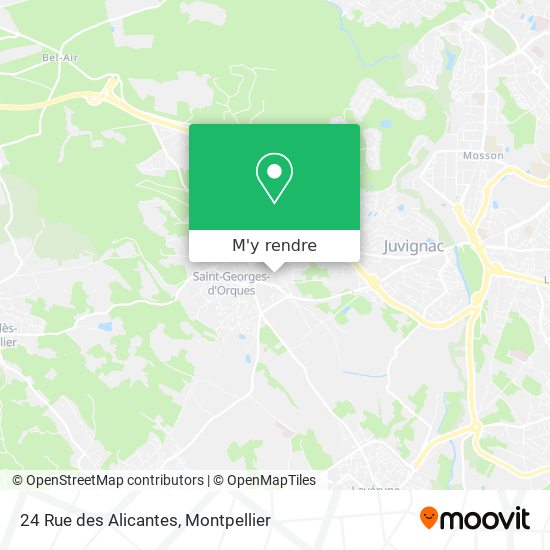 24 Rue des Alicantes plan