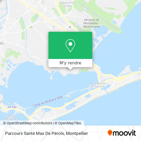 Parcours Santé Mas De Pérols plan