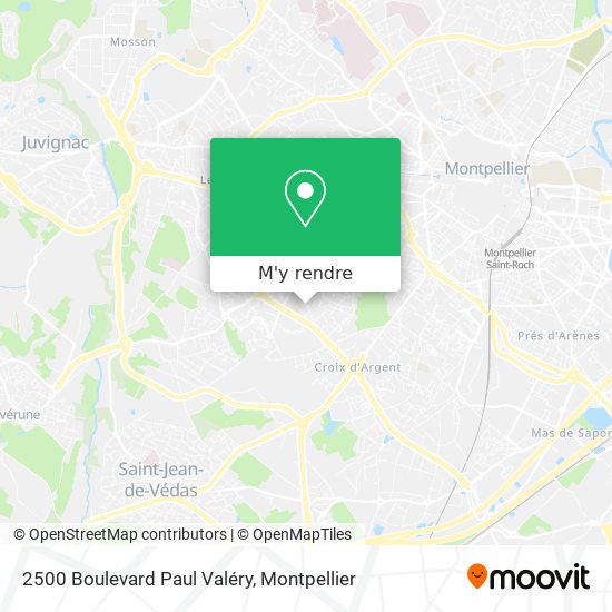 2500 Boulevard Paul Valéry plan