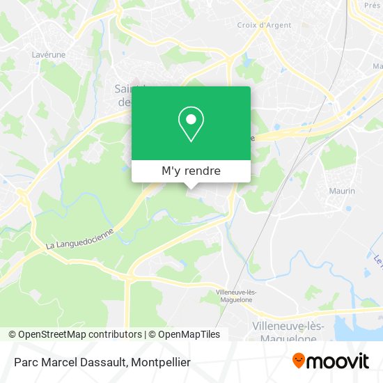Parc Marcel Dassault plan