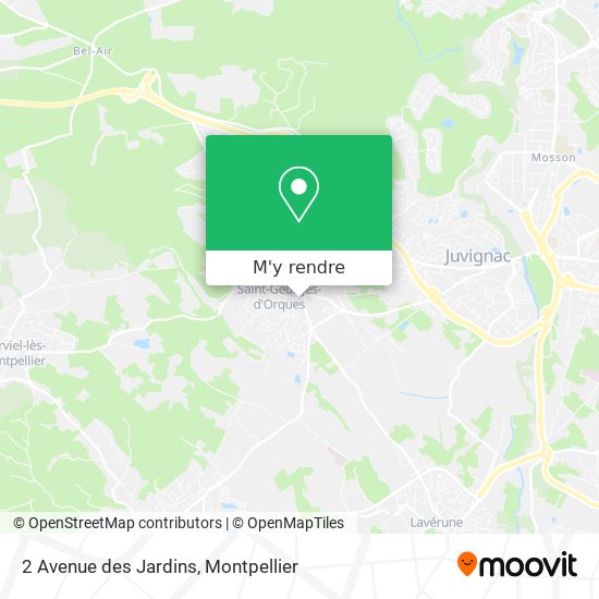 2 Avenue des Jardins plan