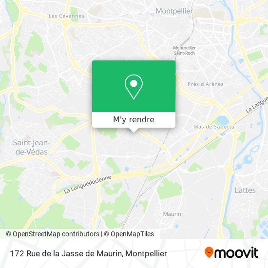 172 Rue de la Jasse de Maurin plan
