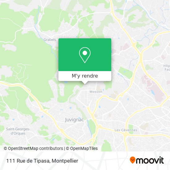 111 Rue de Tipasa plan