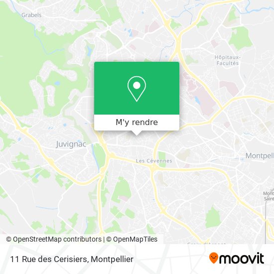 11 Rue des Cerisiers plan