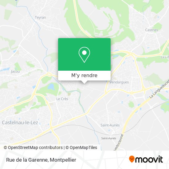 Rue de la Garenne plan