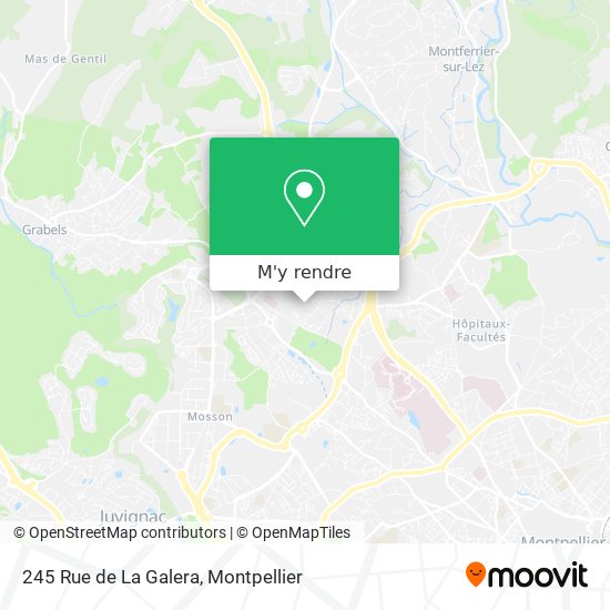 245 Rue de La Galera plan