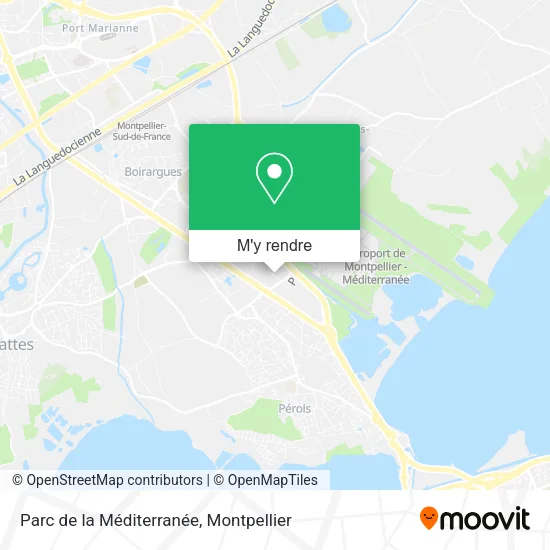 Parc de la Méditerranée plan
