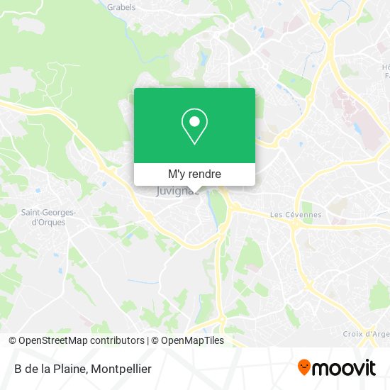 B de la Plaine plan