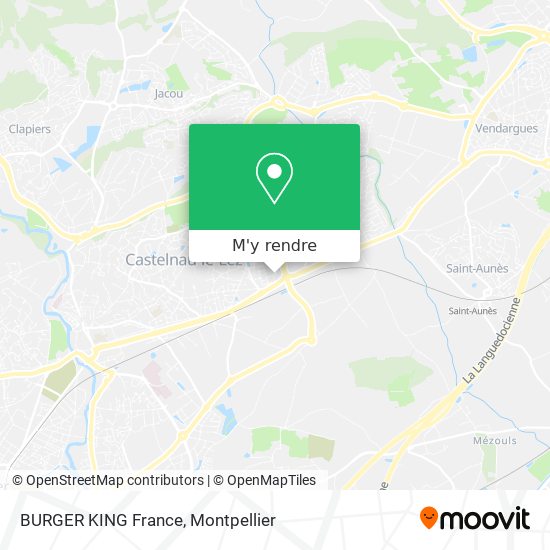 BURGER KING France plan