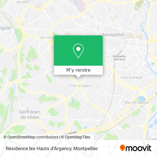 Résidence les Hauts d'Argency plan