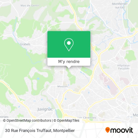 30 Rue François Truffaut plan