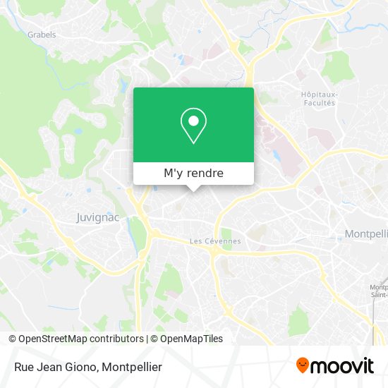 Rue Jean Giono plan