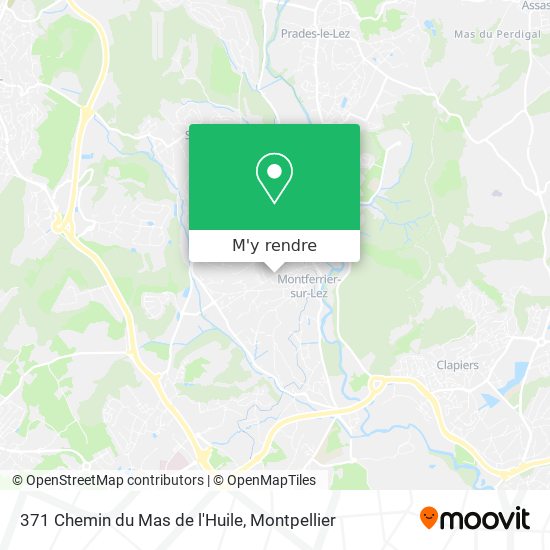 371 Chemin du Mas de l'Huile plan