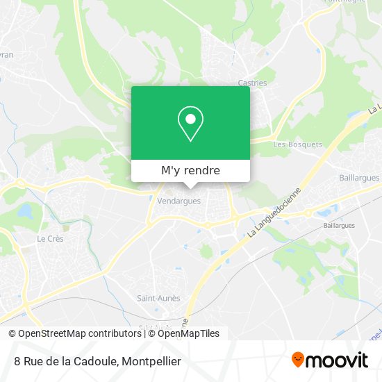8 Rue de la Cadoule plan