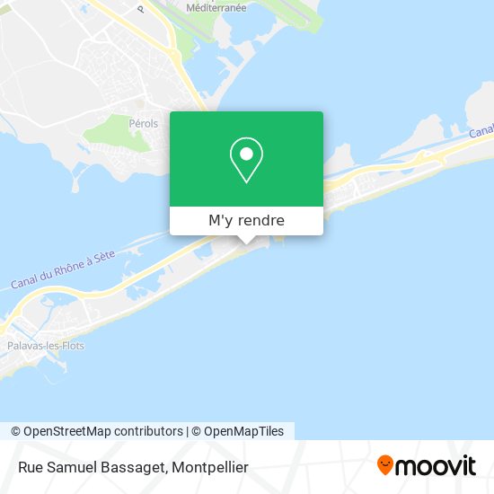 Rue Samuel Bassaget plan