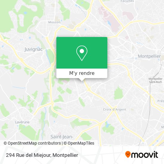 294 Rue del Miejour plan