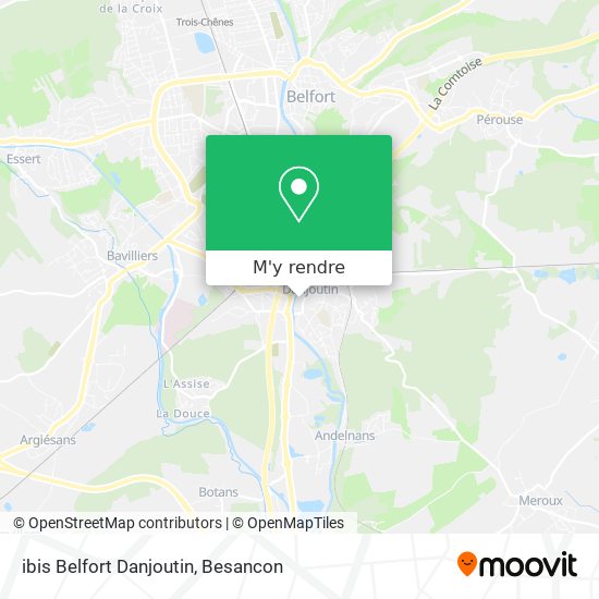 ibis Belfort Danjoutin plan