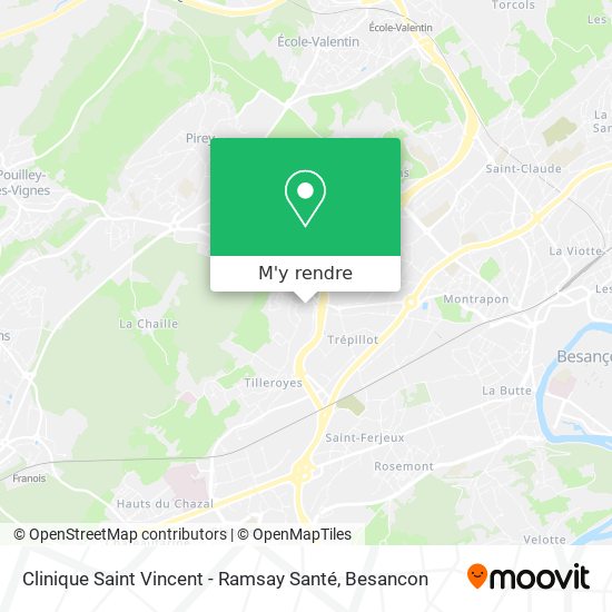 Clinique Saint Vincent - Ramsay Santé plan