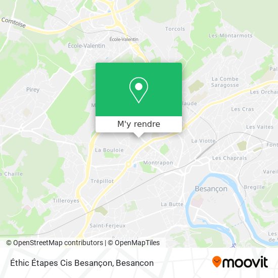Éthic Étapes Cis Besançon plan