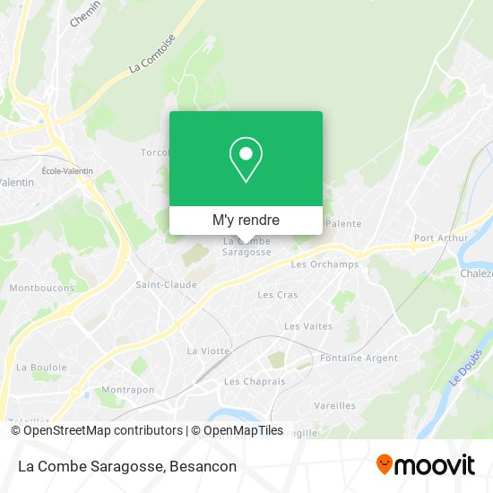 La Combe Saragosse plan
