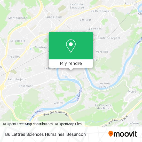 Bu Lettres Sciences Humaines plan