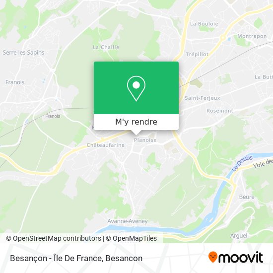 Besançon - Île De France plan