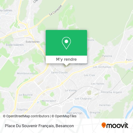 Place Du Souvenir Français plan