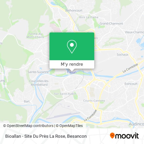Bioallan - Site Du Près La Rose plan