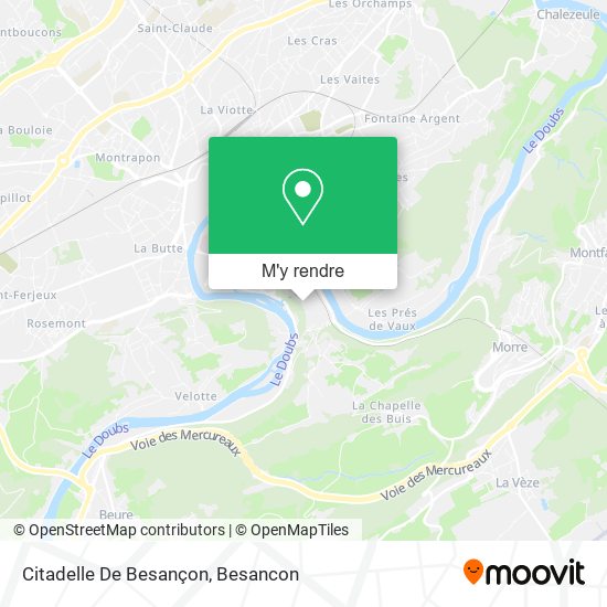 Citadelle De Besançon plan