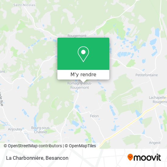 La Charbonnière plan